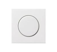 Gira Couverture variateur rotatif 0650112 Interrupteur de surface blanc pur, Bouton + interrupteur, Blanc