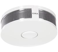 GIRA Détecteur de fumée Dual Q din14604, vernetzbar par Radio et Fil Blanc Pur, 233602