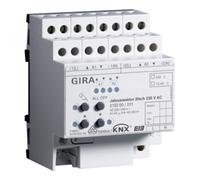 Gira Gira Actionneur volet roulant 2 canaux 230 V AC KNX/EIB REG 215200 Quantité:1