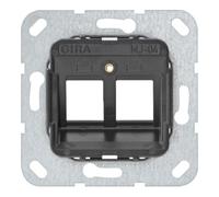 Gira Gira Anneau porteur modulaire Jack 4 double encastré 560400 Quantité:1