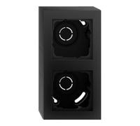 Gira Gira Boîtier en saillie 2 fois noir mat 106209 Quantité:1