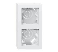 Gira Gira Boîtier en saillie 2 postes blanc pur 106229 Quantité:1