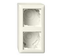 Gira Gira Boîtier en saillie 2f + cadre Standard 55 blanc 106201 Quantité:1
