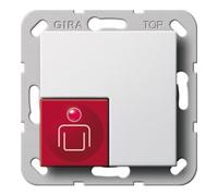 Gira Gira Bouton d'appel System 55 blanc pur 290003 Quantité:1
