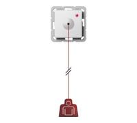 Gira Gira Bouton-poussoir blanc pur 291203 Quantité:1