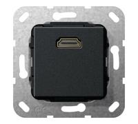 Gira Câble HDMI Breakout Élément De Base Noir Mat - 567010