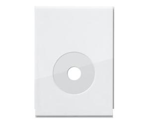 Gira Gira Cache entrée de câble 1 module Système 55 blanc 106503 Quantité:1