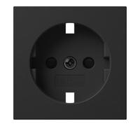 Gira Gira Cache prise SCHUKO noir mat 4921005 Quantité:1