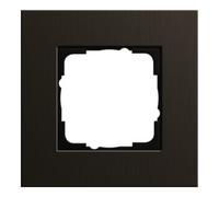 Gira Gira Cadre de finition 1 poste aluminium brun 0211127 Quantité:1