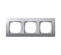 Gira Gira Cadre de finition 3f.alu avec plaque alu, Event 021336 Quantité:1