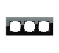Gira Gira Cadre de finition 3f. verre noir Esprit 021305 Quantité:1