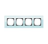 Gira Gira Cadre de finition 4 fois pour verre Esprit 021418 Quantité:1