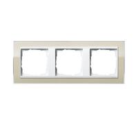 Gira Gira Cadre de finition triple clair sable 0213773 Quantité:1