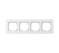 Gira Gira Cadre de fixation 4 fois Blanc pur 0214410 Quantité:1
