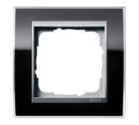 Gira Gira Cadre de recouvrement 1 poste clair noir 0211736 Quantité:1