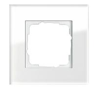 Gira Gira Cadre de recouvrement 1f. verre blanc Esprit 021112 Quantité:1