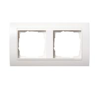 Gira Gira Cadre de recouvrement 2 fois blanc pur Event 0212803 Quantité:1