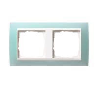 Gira Gira Cadre de recouvrement 2f. opaque menthe pour rws Event 0212395 Quantité:1