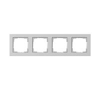 Gira Gira Cadre de recouvrement 4 fois gris 021437 Quantité:1