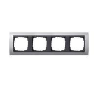 Gira Gira Cadre de recouvrement 4f. alu avec anthracite ZL, incassable 021406 Quantité:1