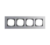 Gira Gira Cadre de recouvrement 4f. alu Esprit 021417 Quantité:1