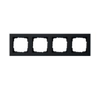 Gira Gira Cadre de recouvrement 4f. noir 021409 Quantité:1