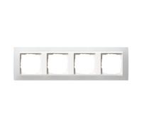 Gira Gira Cadre de recouvrement 4f. opaque blanc pour rws Event 0214334 Quantité:1