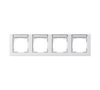Gira Gira Cadre de recouvrement 4f. pour interrupteur horizontal, verre de sécurité 109429 Quantité:1