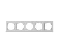 Gira Gira Cadre de recouvrement 5-f. gris 021537 Quantité:1