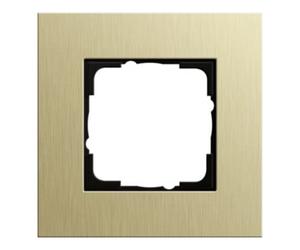 Gira Gira Cadre de recouvrement simple aluminium or clair 0211217 Quantité:1