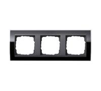 Gira Gira Cadre de recouvrement triple clair noir 0213738 Quantité:1