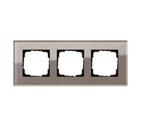Gira Gira Cadre de recouvrement triple Esprit verre Umbra 0213122 Quantité:1