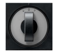 Gira Gira Couvercle bouton minuterie noir 0666005 Quantité:1