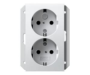 Gira Gira Double prise SCHUKO simple rws 273103 Quantité:1