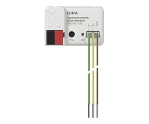 Gira Gira Interface de bouton 2 voies KNX Secure 518200 Quantité:1