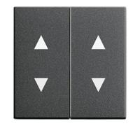 Gira Gira Interrupteur anthracite avec symboles fléchés 115028 Quantité:1
