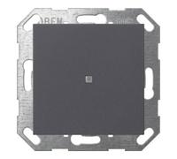 Gira Gira Interrupteur-poussoir KNX 1 bouton Anthracite 517128 Quantité:1