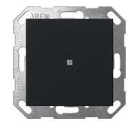 Gira Gira Interrupteur-poussoir KNX 1f noir mat Quantité:1