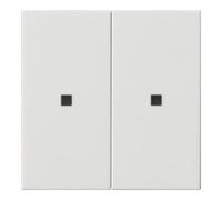 Gira Gira KNX RF Plaque de commande 2-fach Blanc pur 510703 Quantité:1