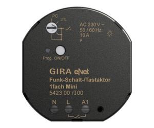Gira Gira Mini actionneur radio marche/arrêt/touche simple 542300 Quantité:1