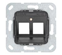 Gira Gira Modular Jack 2 double encastré anneau porteur 560200 Quantité:1