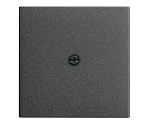 Gira Gira Plaque centrale avec support de cordon anthracite System55 027428 Quantité:1