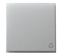 Gira Gira Plaque de commande Symb. Sonnette WG encastrée F Aluminium 328665 Quantité:1