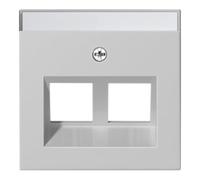 Gira Gira Plaque de recouvrement 2 fois 30° gris mat 2640015 Quantité:1