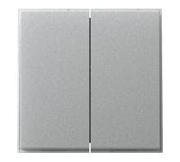 Gira Gira Plaque double droite couleur aluminium 349565 Quantité:1