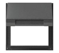 Plaque de transition Gira KD TX-44 Anthracite avec couvercle à lamelles - 065467