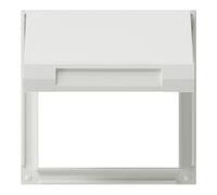 Gira Gira Plaque intermédiaire rws avec couvercle rabattable, TX44 065466 Quantité:1