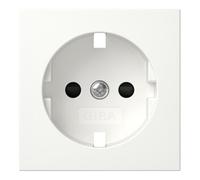 Gira Gira Plaque prise de courant avec terre 16A 250V blanc pur 492103 Quantité:1