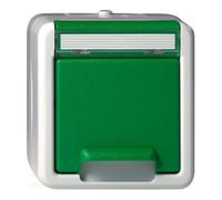 Gira Gira Prise de courant avec terre KD + BSF WG AP Vert 16A 250V Quantité:1