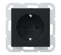 Gira Gira Prise Schuko 16 A 250 V noire sans griffes 0466005 Quantité:1